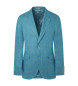 Hackett London Turquoise Linen Delave blazer