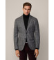 Hackett London Veste Cash Wpane gris