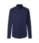 Hackett London Stretch Pop T-shirts blauw