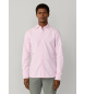 Hackett London Camisa City Gingham cor-de-rosa