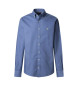 Hackett London ESS GMD Oxford overhemd blauw