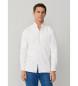 Hackett London Camisa oxford de corte à medida branca