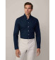 Hackett London Chemise Oxford marine