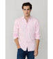 Hackett London camisa bengala às riscas city fit tailored rosa