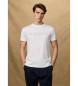 Hackett London T-shirt met klassiek logo wit