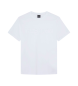 Hackett London Grawerowany T-shirt biały