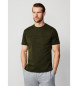 Hackett London T-shirt gravé vert