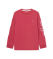 Hackett London Camiseta Hackett Sleeve rojo