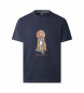 Hackett London Camiseta Heritage Harry marino