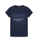 Hackett London Hs Vector marinblå T-shirt