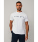 Hackett London Camiseta logotipo blanco