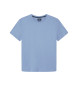 Hackett London Pima Fit Klassiek T-shirt blauw