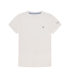 Hackett London T-shirt Klein logo gebroken wit