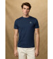Hackett London T-shirt klein logo marine