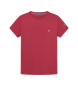 Hackett London T-shirt com logtipo pequeno vermelho