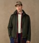 Hackett London Grüne Harrington-Jacke