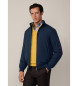 Hackett London Giacca Heritage con logo blu scuro