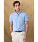 Hackett London Heritage Tipped polo shirt blue
