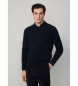 Hackett London Pulover Cable navy Hackett London Pulover Cable navy