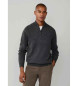 Hackett London Jersey de Lana Hzip gris