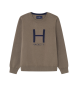 Hackett London Bruine H-trui