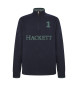 Hackett London Pulôver com fecho de correr Heritage azul-marinho