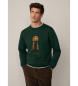 Hackett London Heritage Harry grner Pullover