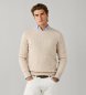 Hackett London Jersey Lambswool de lana beige