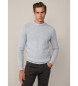 Hackett London Jersey Liso gris