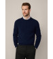 Hackett London Maglione intrecciato blu scuro