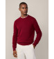 Hackett London Pull tricoté rouge