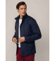 Hackett London Parka da viaggio blu scuro