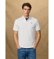 Hackett London Pólo Heritage Fit Classic em branco