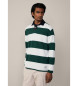 Hackett London Heritage H Rugby wit poloshirt