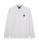 Hackett London Polo blanc Heritage Rugby