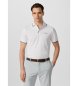 Hackett London Solstice Poloshirt mit Farbverlauf weiß