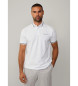 Hackett London Polo bianca con punta HS