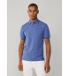Hackett London Polo piqu� fit slim azul
