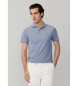 Hackett London Polo piqué oxford fit clásico azul