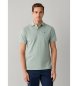Hackett London Polo Slim Fit Logo verde