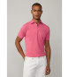 Hackett London Camisa plo Swim Trim Arch rosa