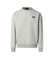 Hackett London Sweatshirt med rund hals og gr�t logo