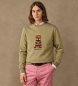 Hackett London Green Harry crew neck sweatshirt