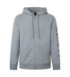 Hackett London Essential Sweatshirt mit grauer Kapuze