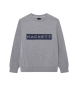 Hackett London Sweatshirt Essential Fleece gris