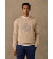 Hackett London Sweat H Crew beige