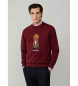Hackett London Sweat-shirt marron Heritage Harry