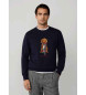 Hackett London Sweat-shirt Heritage Harry navy