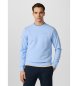 Hackett London Felpa girocollo blu Hs Essential