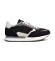 Hackett London Baskets en daim Vector Device noir